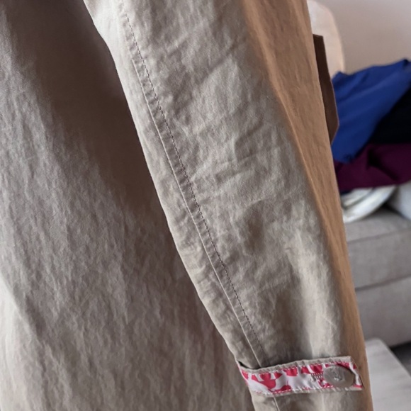 Coldwater Creek Water Resistant Trench Coat Jacket - Picture 8 of 13